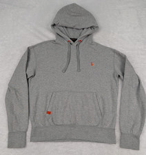 Polo Ralph Lauren Performance Hoodie Women s M Full Zip Gray Embroidered Logo