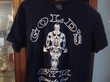 Vintage Gold  s Gym T-Shirt SZ M Glendale CA
