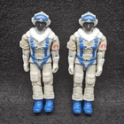 GI Joe Cobra Snow Serpent Vintage 1985 Action Figure 3.75" Lot (2)