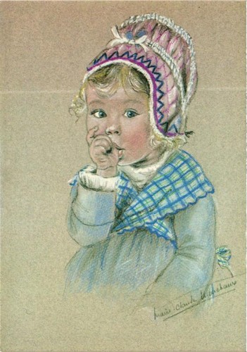 CPM Bebe en bonnet de la region d'Honfleur FOLKLORE (752652)