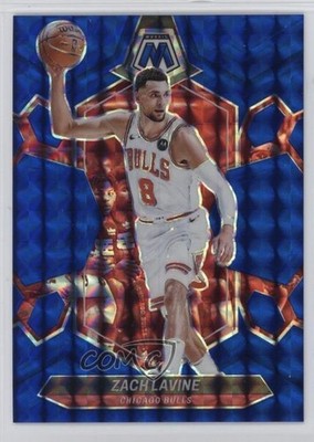 2023-24 Panini Mosaic Blue Mosaic Prizm 155/199 Zach LaVine #100 1q3d