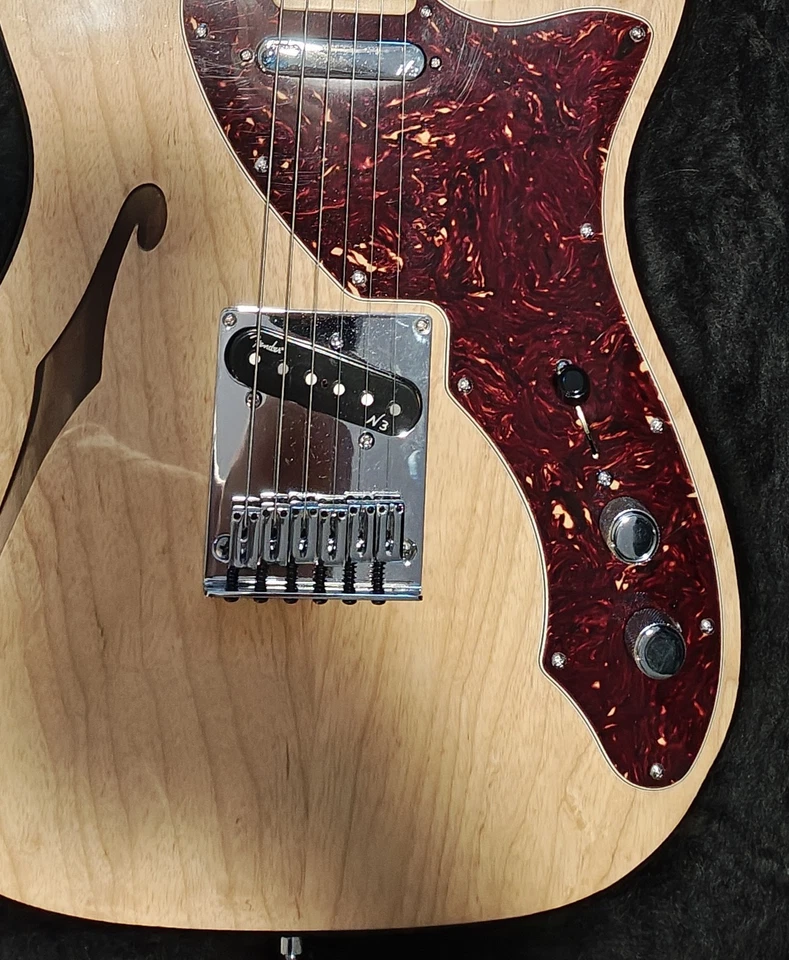 Fender USA Telecaster AM DLX Tele Thin Electric Guitar - Image 4 of 4