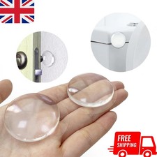 Wall Protector Self Adhesive Rubber Stop Door Handle Bumper Guard Stopper UK