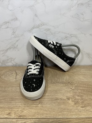 Vans Authentic Stars Black And White Skateboard  Sneakers 508357 Sz 5 New
