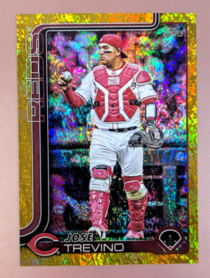 #ad 2025 Topps Update Gold Holofoil 50 JOSE TREVINO #US13 Cincinnati Reds $6.00