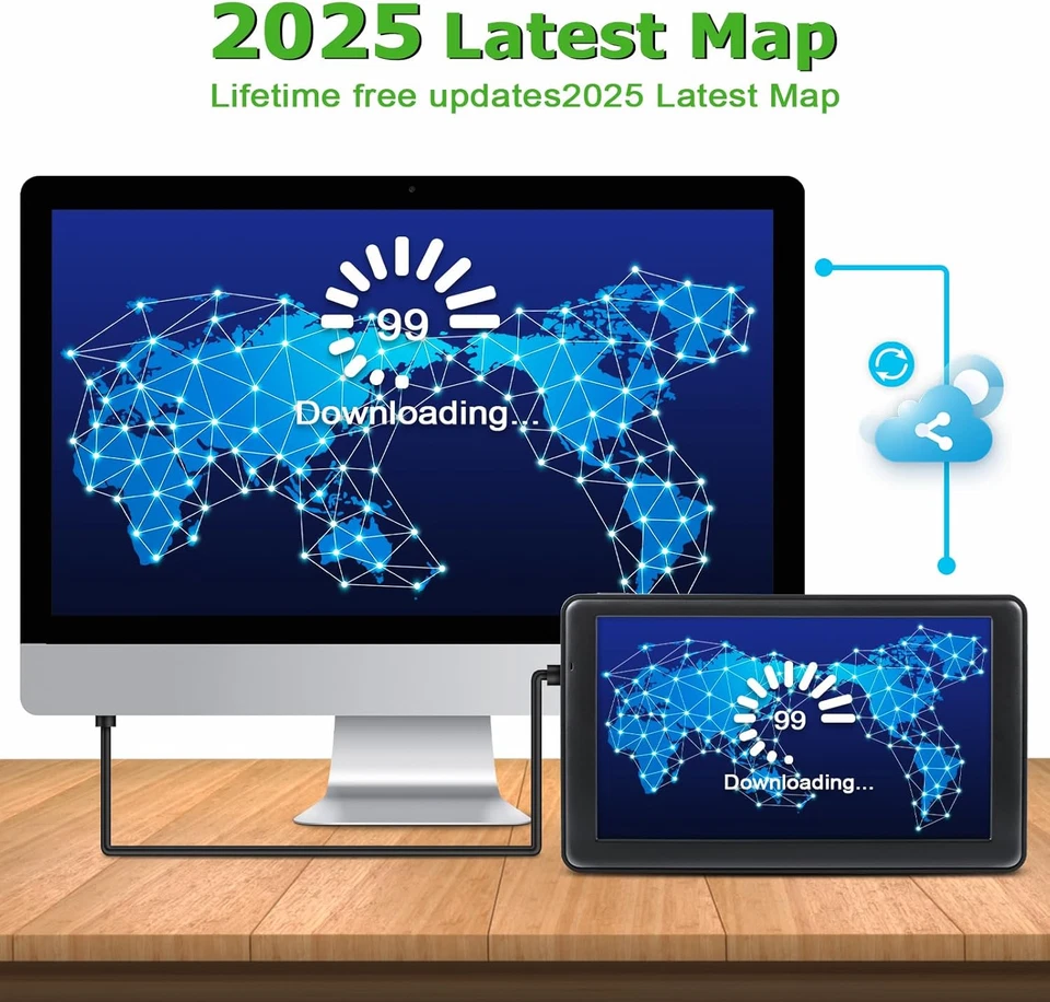 GPS Navigator for Car Truck, GPS Commercial Drivers 2024 Trucker GPS for Semi T - Image 2 of 4