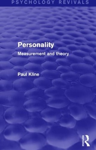 Personality (Psychology Revivals) - 9781138905085
