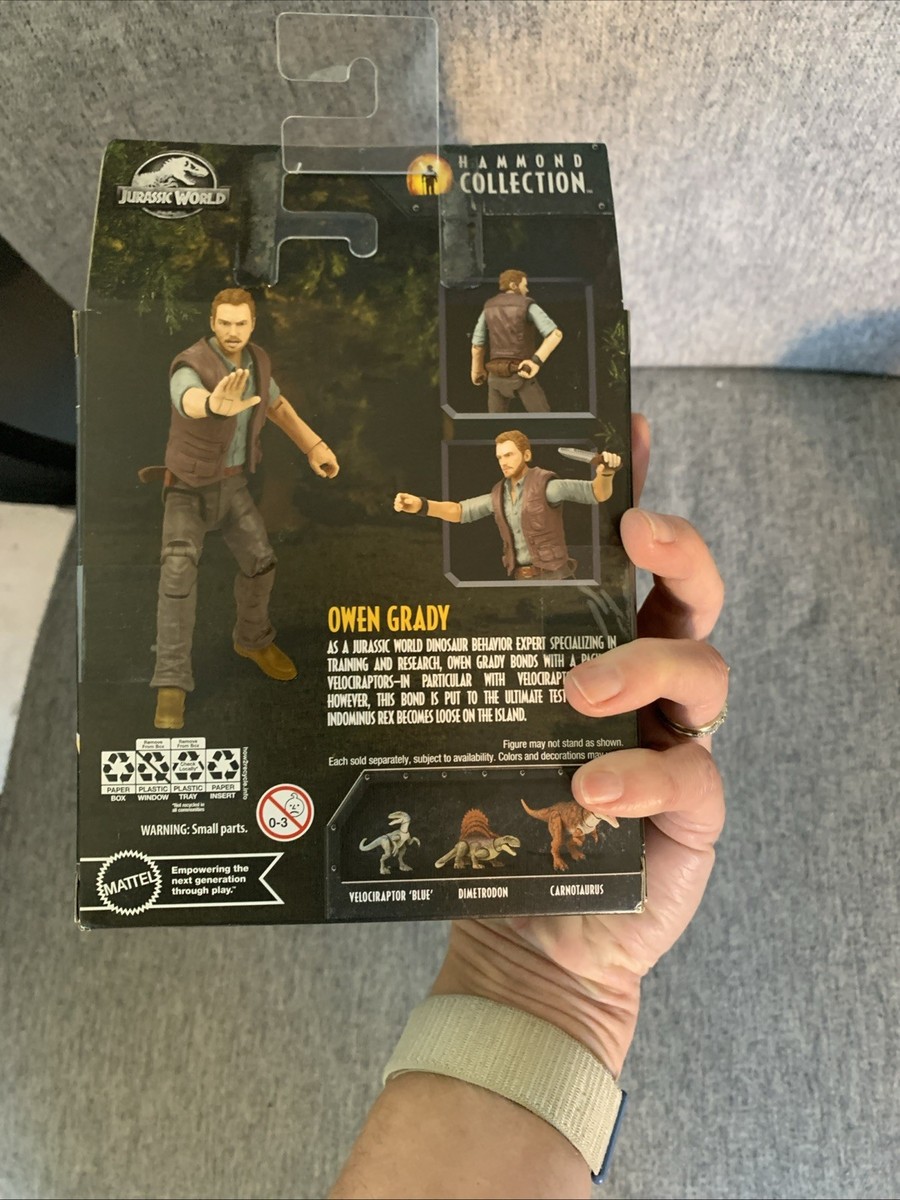 JURASSIC WORLD HAMMOND COLLECTION OWEN GRADY MATTEL Chris Pratt | eBay