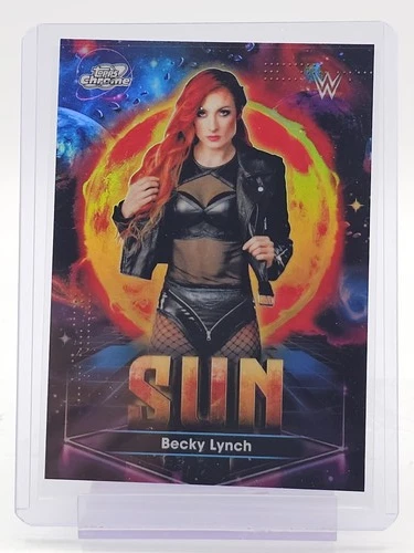 BECKY LYNCH 2026 TOPPS COSMIC CHROME WWE #PPS-7 PLANETARY PURSUIT SUN SP D Q4193