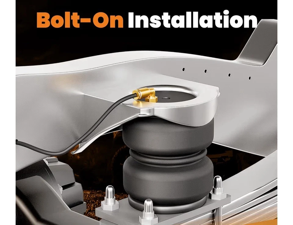 5000 lbs Rear Air Suspension Bags Kit GMC Sierra 1500 Non-AT4 Silverado 2019-24 - Image 4 of 4