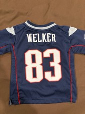 Nike Wes Welker #83 New England Patriots NFL Jersey Size 2T Navy Blue