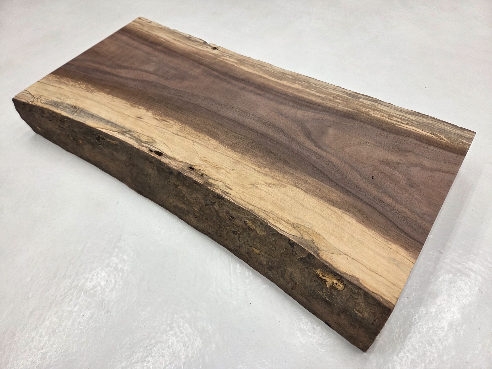 23" Very Cool  Unique Walnut Live-edge Slab Lumber Kiln-dried Wood