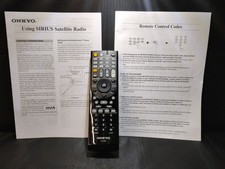 OEM Onkyo RC-738M Receiver Remote Control W/ Original Code Programming Booklet