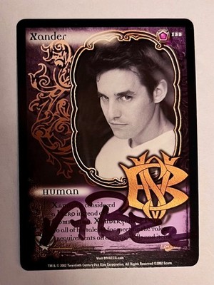 Autographed Buffy ccg - XANDER Essence (Nicholas Brendon - black ink)