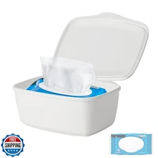 Wipes Dispenser Compatible with Cottonelle Flushable, Refillable 