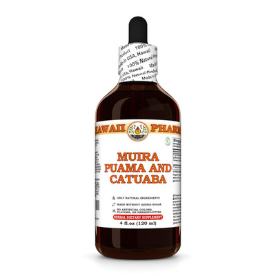 Muira Puama and Catuaba Herbal Formula Liquid Herbal Extract
