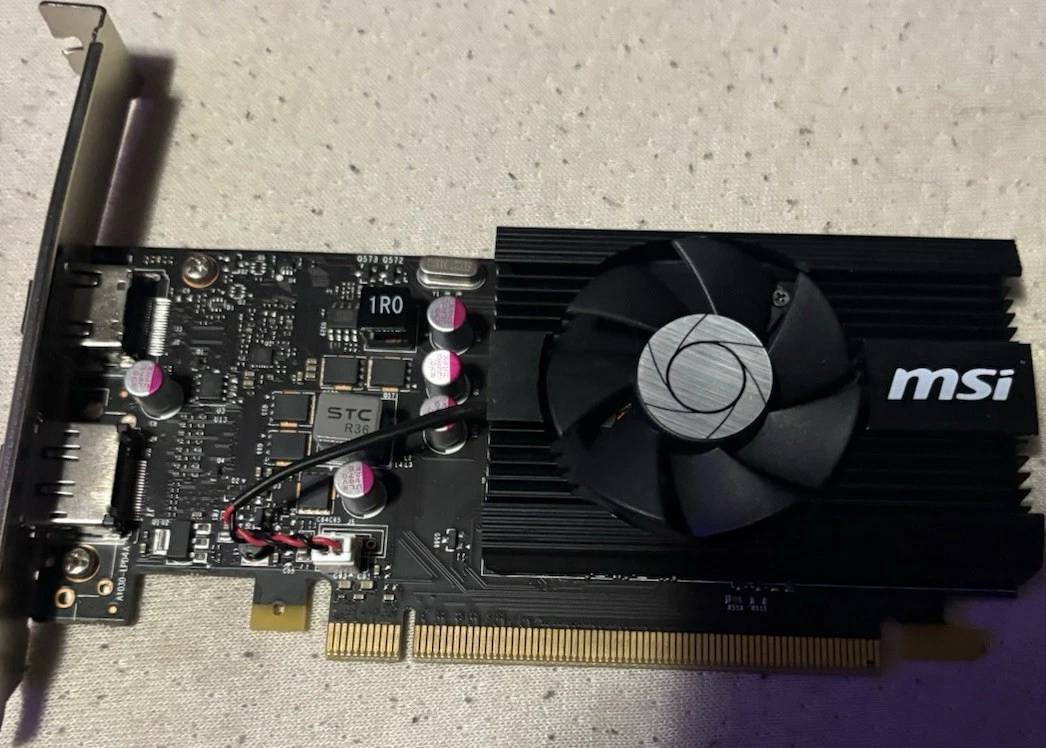 MSI NVIDIA GeForce GT 1030 2 GB Memory Computer Graphics Cards for