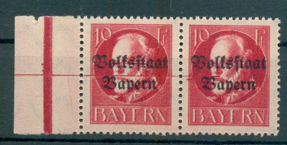 Bavaria 119IIA PFI ABART** MNH Mint Never Hinged (71763)