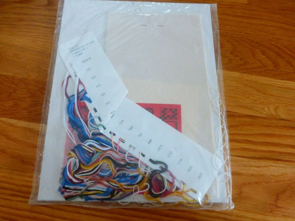 2001 A Little Alma Lynne "United We Stand" Counted Cross Stitch Kit #13 - Image 2 of 2
