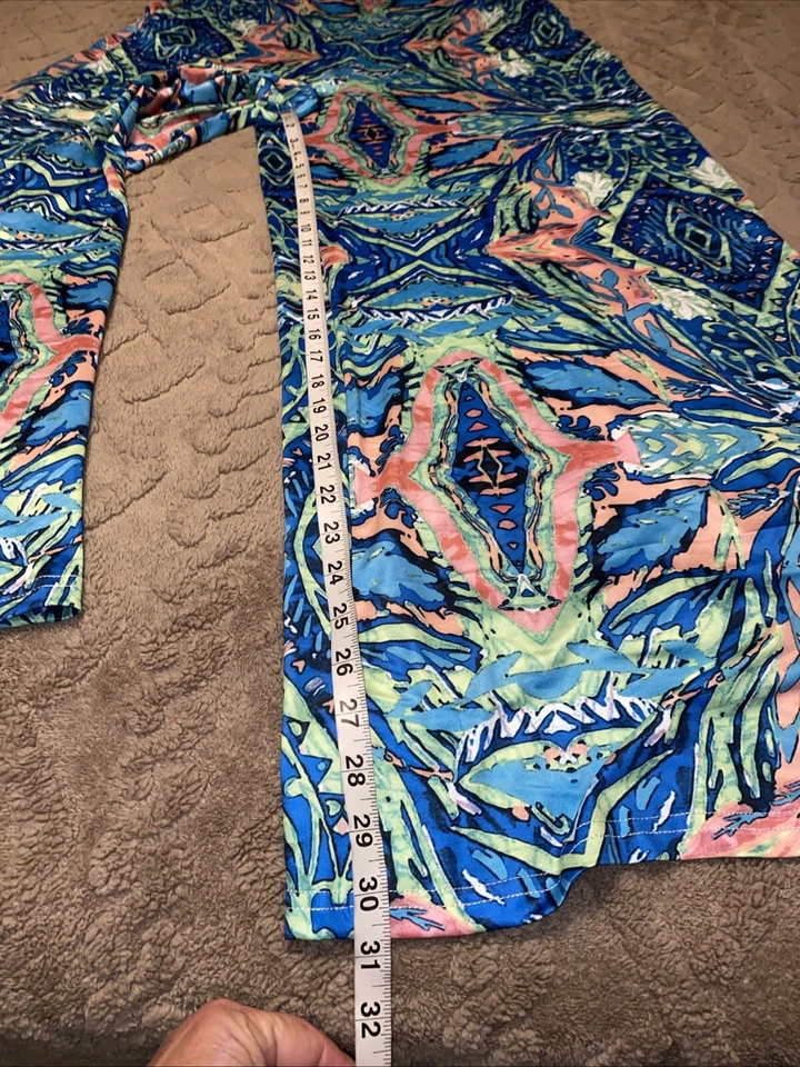 Unbranded Jumpsuit Size 1XL Tropical Floral Flowy Beach Wide Leg Hawaiian Pocket - Image 3 of 4