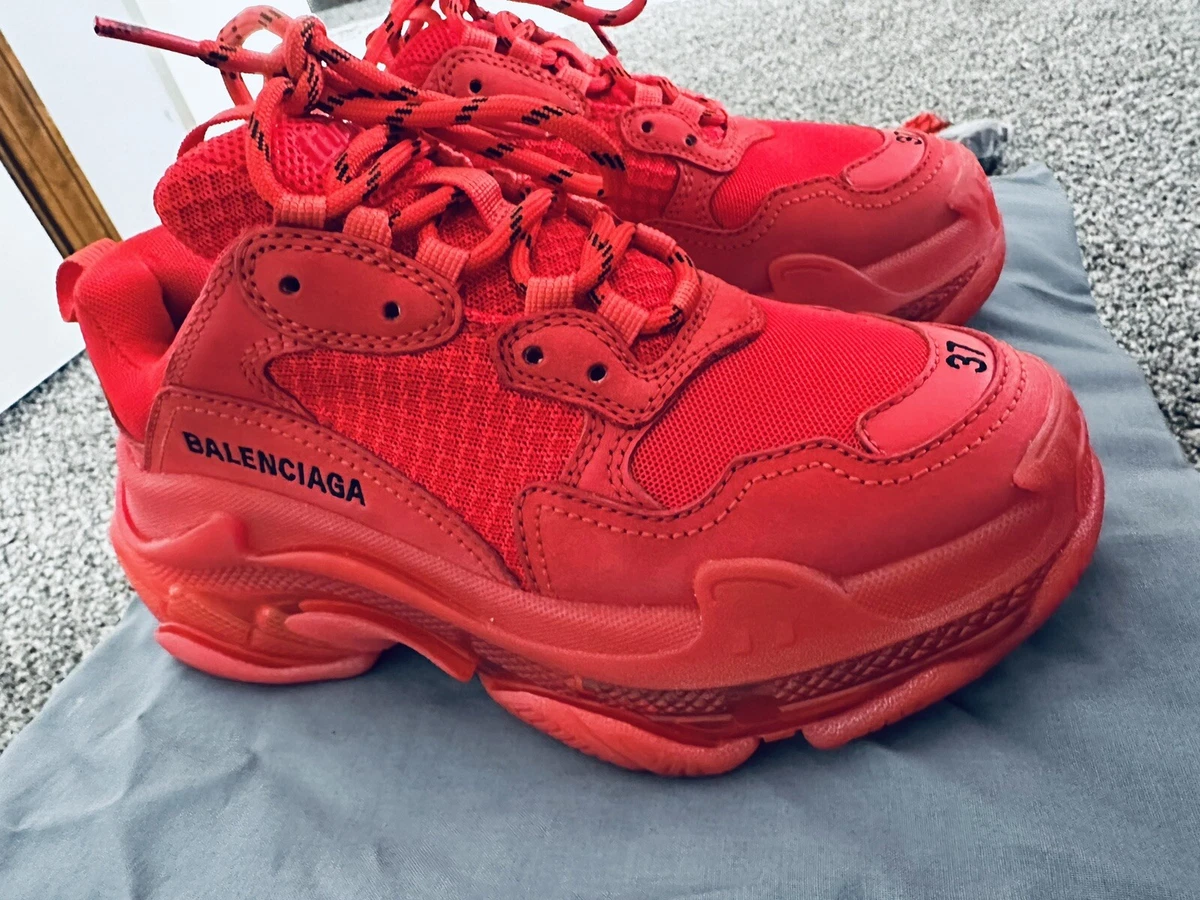 Balenciaga Triple S Sneaker Red