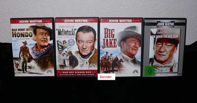 4 x Die John Wayne Collection DVD - 4 Disc - Hondo - Big Jake - Mclintock -