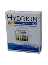 1 Pack of Micro Essential 98 Hydrion Short Range pH Test Paper 6.5-13PH 