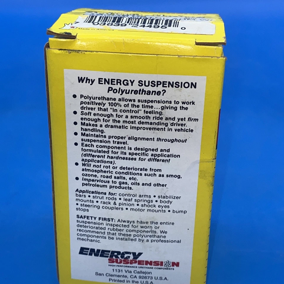Buje de brazo central de control Energy Suspension 13.3101G para Ferrari Foto 2 de 4