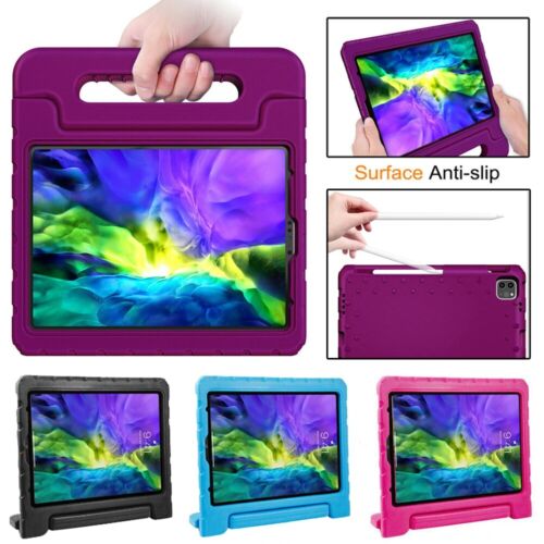 For Apple iPad Pro 11/12.9 inch 2022 Kids EVA Foam Handle Stand Shockproof Case