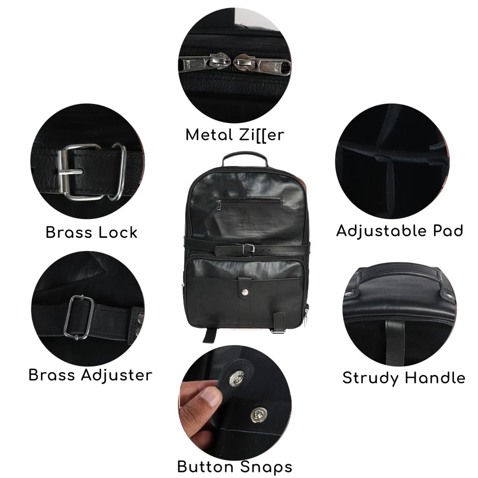 Camera Bag Canon Nikon Sony DSLR & Mirrorless Backpack Shoulder Lens Case Black - Image 2 of 4