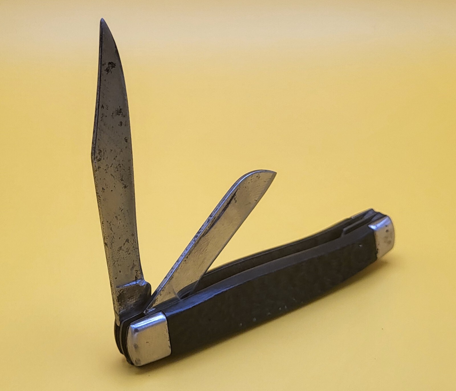 Vintage Pocket Knife Black Woody Style Sides 2 Blades SABRE Ireland eBay