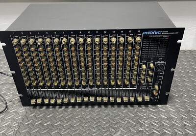 Phonic PMX 1600A 16 Kanal Rack Mixer Vintage