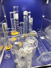 PYREX Fisher Kimax glass cylinder 10 25 50 100 250 1000 2000ml used