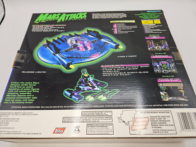 🌟 NEW In Box VINTAGE 1996 Trendmasters MARS ATTACKS DOOM SAUCER