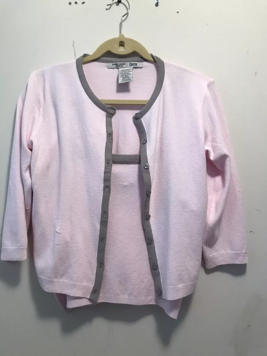 Faded glory top sweater cardigan