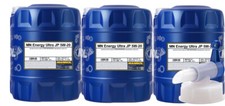 60 Liter MANNOL 5W-20 Energy Ultra JP Motoröl HONDA TOYOTA KIA NISSAN 5W20 +Hahn