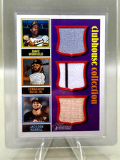 2025 Topps Heritage Clubhouse Collection Winfield/Tatis/Merrill Triple Relic /25
