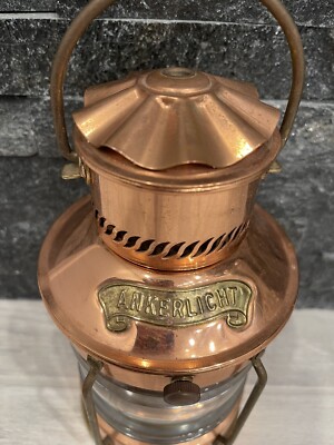 Antique Ankerlicht Lantern Nautical Maritime Anchor Light Lamp