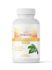 Moringa Oleifera Helps Improve Mood, Natural Energy Booster - 60 Veggie Capsules