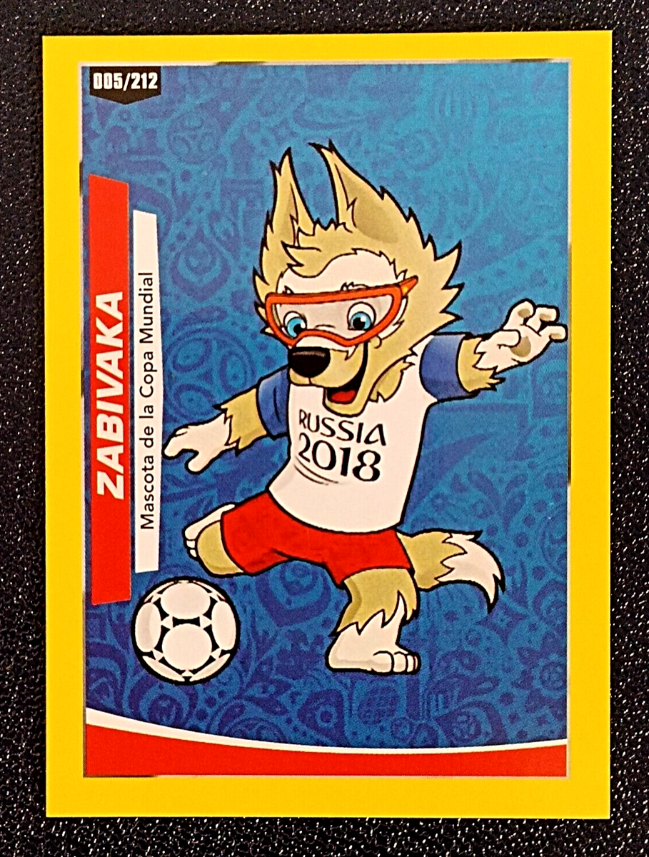 RUSSIA 2018 3R CARD #005 ZABIVAKA Official Mascot FIFA WORLD CUP