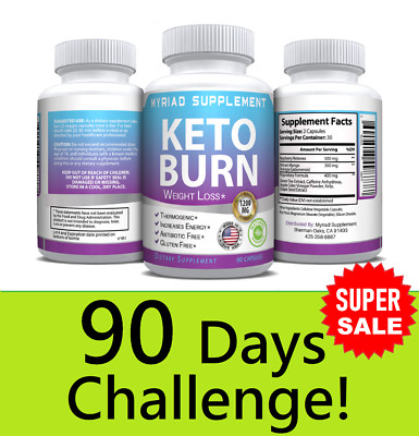 Keto BURN Diet Pills 1200MG Weight Loss Fat Burner Supplement for Women & Men