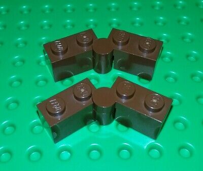 *NEW* Lego Brown 1x4x1 Tall Hinge Bricks Swivel Swinging Blocks 2 pieces