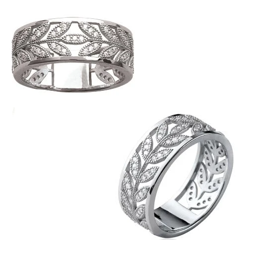 Bague argent feuille laurier new arrivals