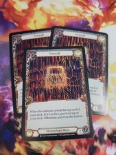 3x Firewall Blue Foil Playset Bright Lights Flesh and Blood FAB