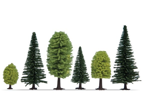 Gaugemaster GM1802 Mixed Forest Trees Pack Of 10