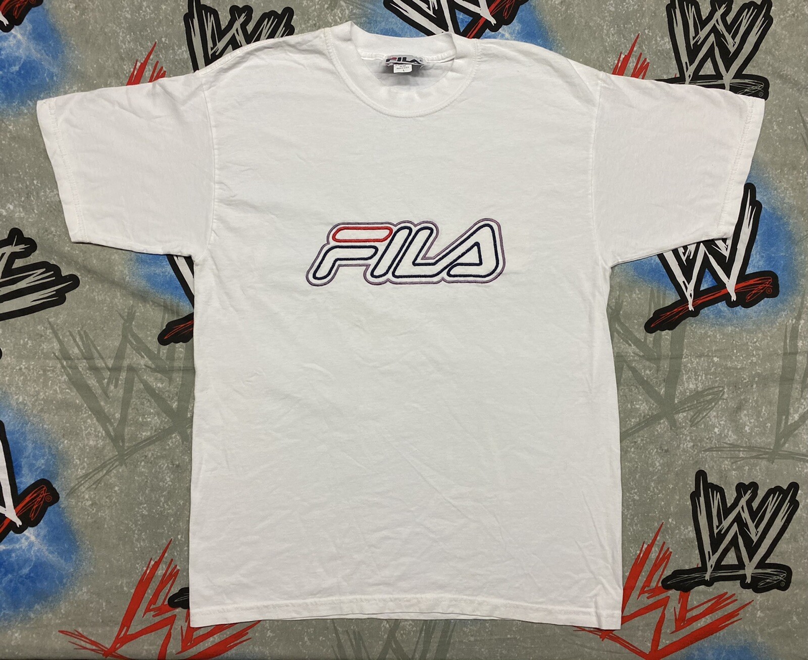 FILA T shirt uomo grande vintage anni 90 ricamata