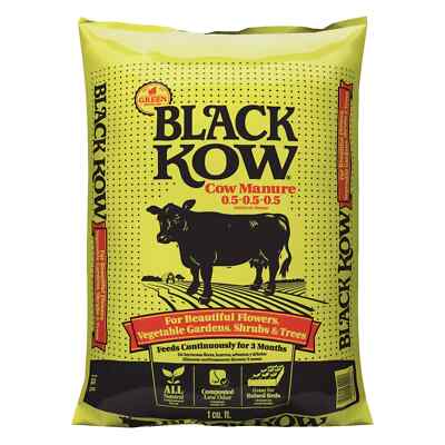 Black Kow 5 lb Repack Composted Cow Manure Garden Amendment 0.5-0.5-0.5