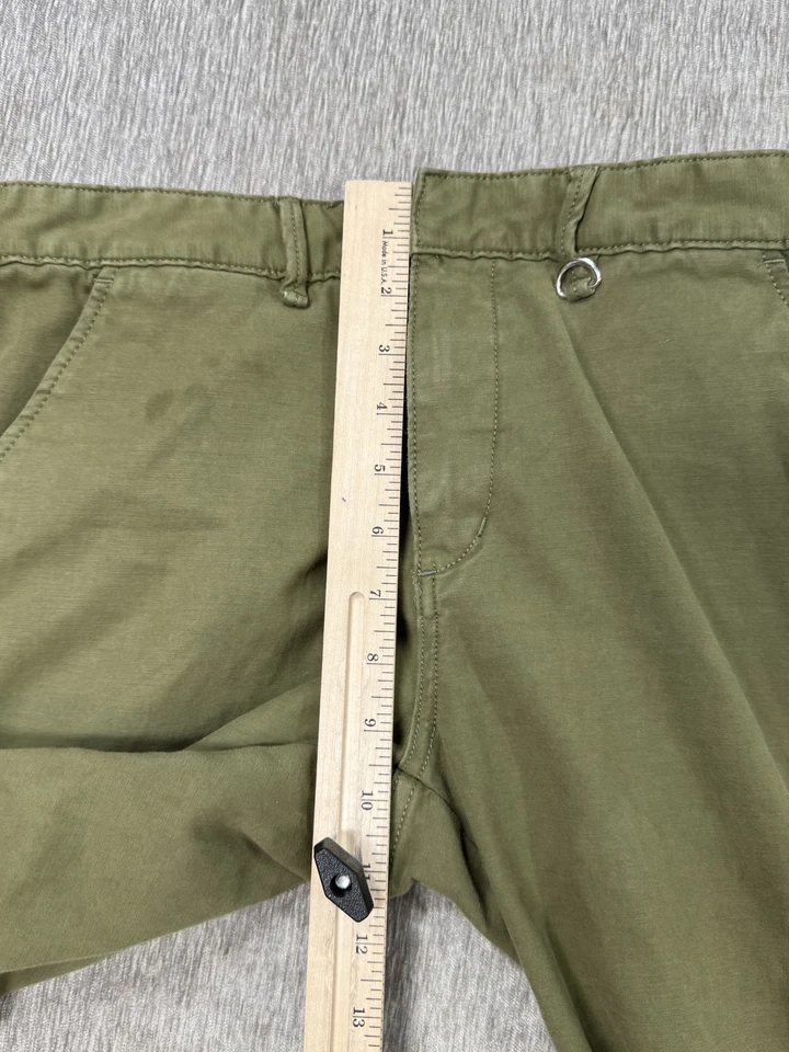 Pantalones Joe's para mujer 28 utilitarios cargo pierna recta dobladillo crudo rayas laterales boho Foto 4 de 4