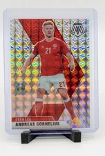 2020-21 Panini Mosaic UEFA EURO Andreas Cornelius #34 Mosaic Denmark