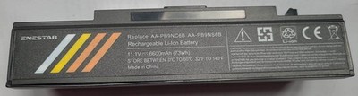6600mAh Original ENESTAR Akku für Samsung AA-PB9NC6B NP300E5C R530 R540 R580